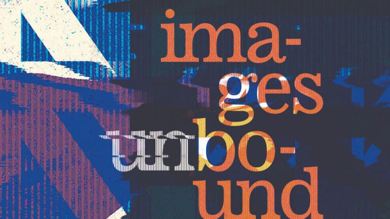 multi color graphic with the words Images Unbound