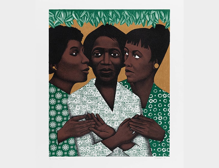 Elizabeth Catlett (American, active Mexico, 1915–2012) “Links Together,” 1996