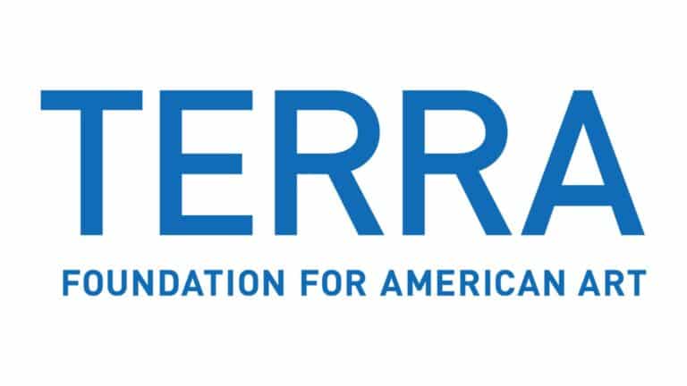 Terra Foundation for American Art logo, written in blue font