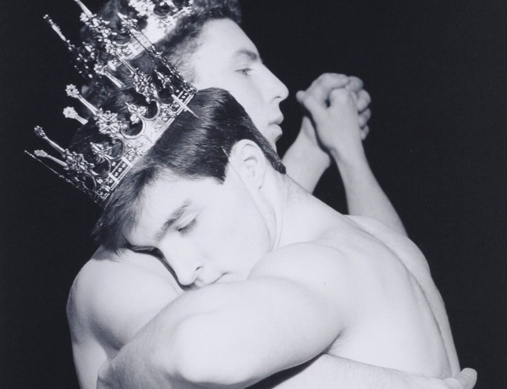 Robert Mapplethorpe (American, 1946 - 1989) Two Men Dancing, 1984 Gelatin silver print Des Moines Art Center Permanent Collections; Gift of Hudson, New York, 2001.12