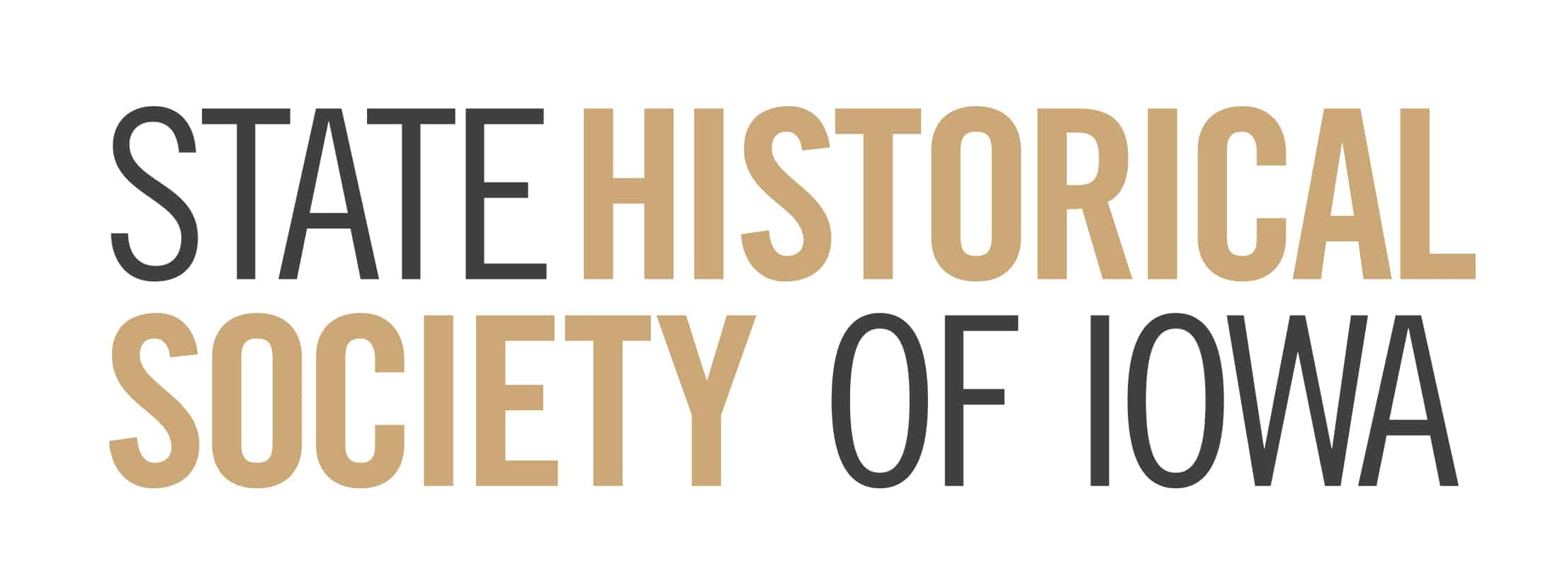 State Historical Society of Iowa text logo