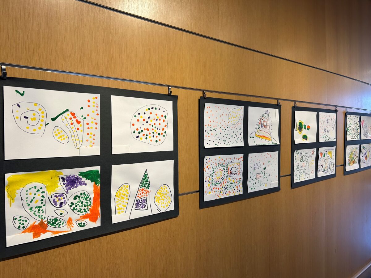 Community Access Program's student artwork exhibition, March 2025