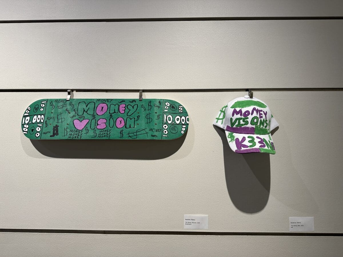 Community Access Program's student artwork exhibition, March 2025