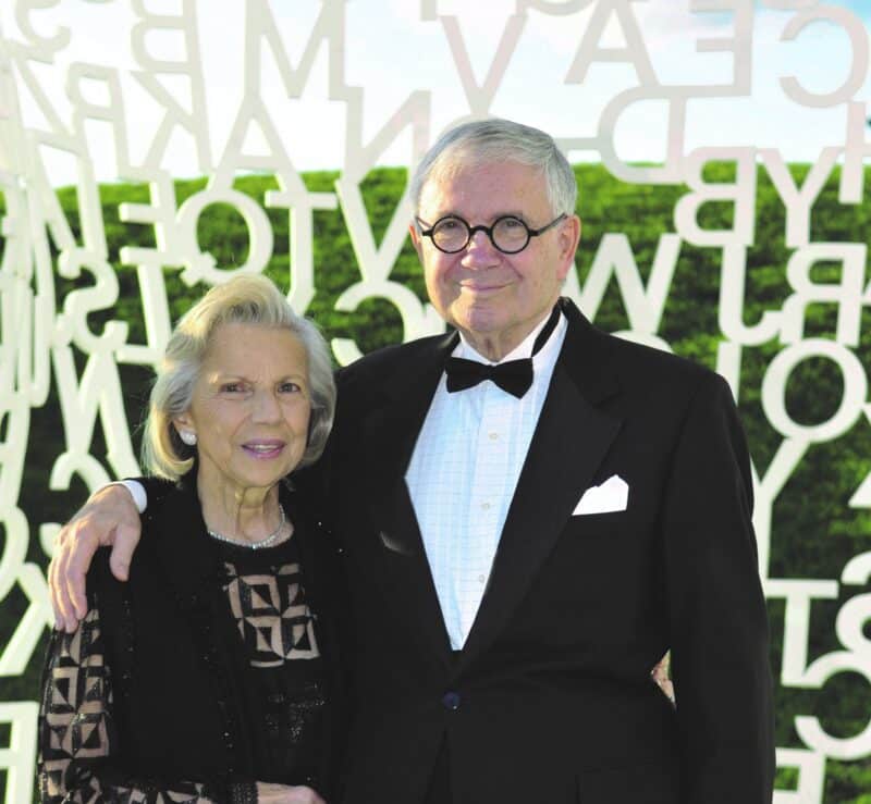 Mary and John Pappajohn at the Art Center Gala