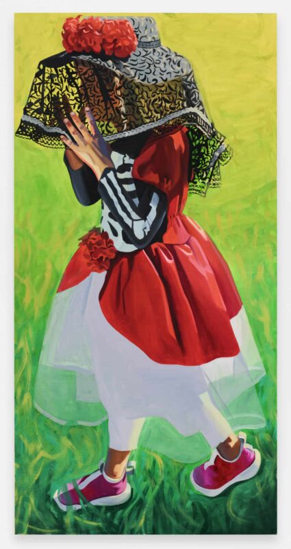 Aliza Nisenbaum (Mexican and American, lives and works in New York, NY, born 1977) Mantilla, 2025 Oil on canvas Courtesy of the artist, Anton Kern Gallery, and Regen Projects