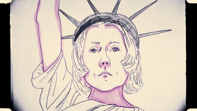 Maria Lassnig, Austrian, 1919-2014 Selfportrait (detail), 1971 © Maria Lassnig Foundation/Courtesy sixpackfilm