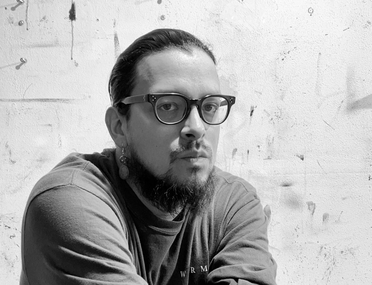 Henry Payer portrait in black and white