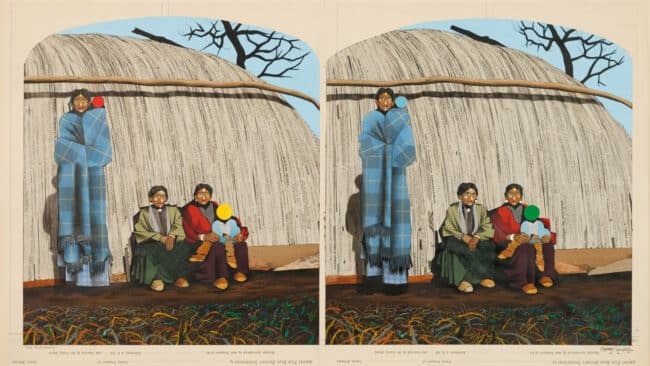 Henry Payer (Ho-Chunk, born 1986) "The Matriarchy," 2025 Courtesy of the artist