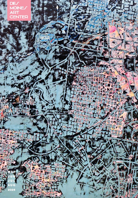 Cover image of the May-August 2026 issue of the Des Moines Art Center's printed NEWS.