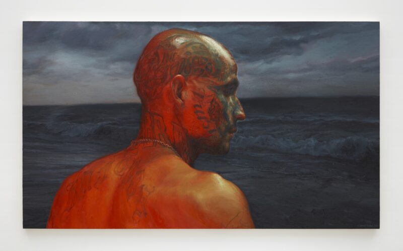 Vincent Valdez (American, born 1977) The Sea, 2020 Oil on canvas Copyright Vincent Valdez Courtesy Matthew Brown