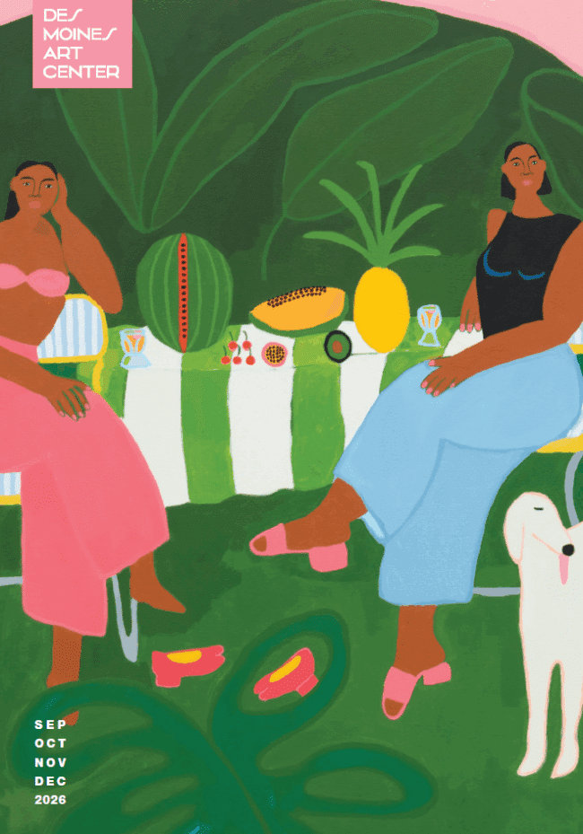 NEWS cover, Lilian Martinez (Lives and works in Los Angeles) Garden Club, 2024 (detail) Acrylic on canvas 50x65 in. (127 x 165.1 cm) Collection Buffalo AKG Art Museum, Gift of Pamela and David Hornik, 2025(2025:9) Photo: Brenda Bieger, Buffalo AKG Art Museum